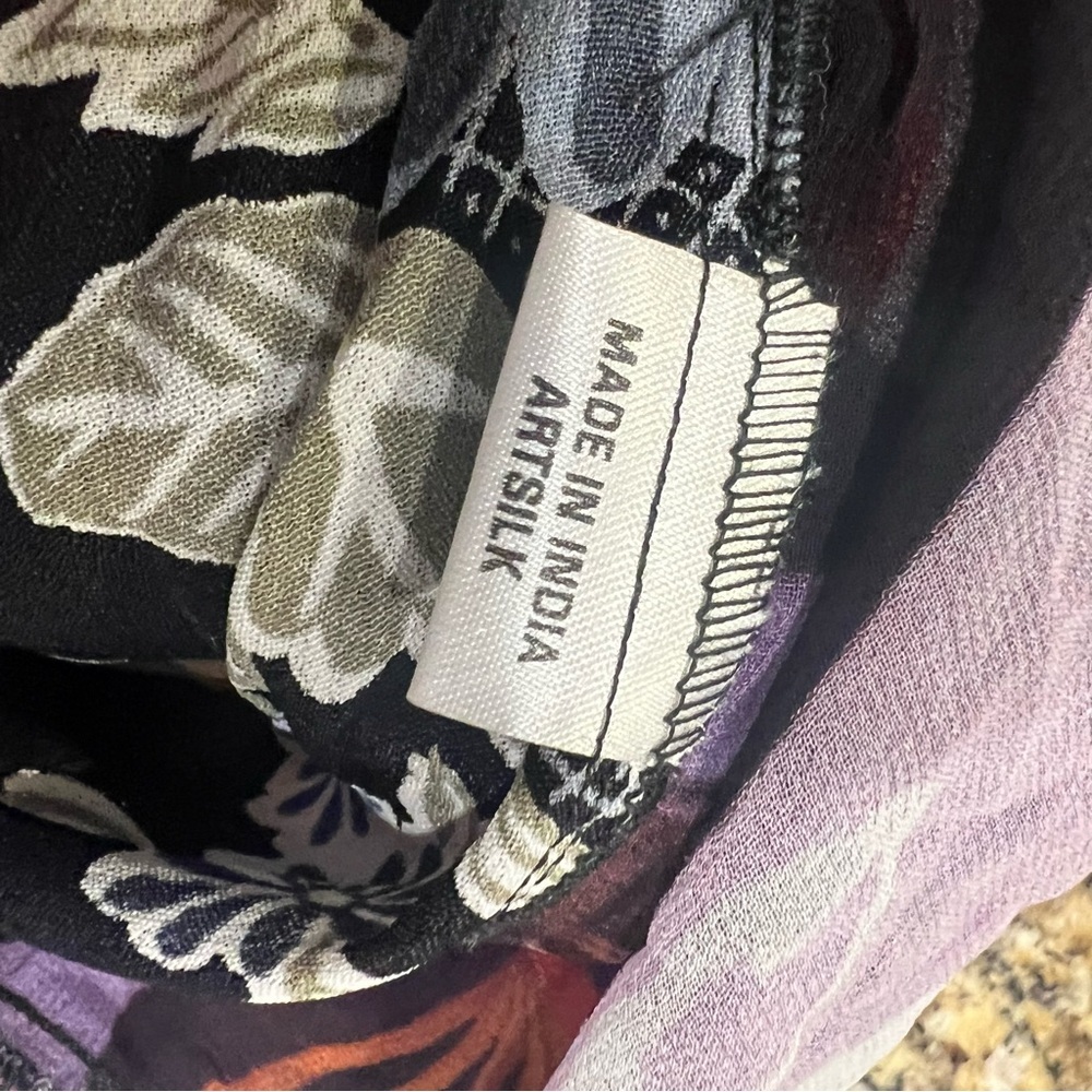 Silk Art to Wear Sheer Kimono Jacket - Picture 8 of 8